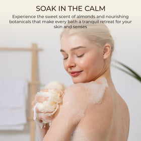Soothing hydration from aloe vera and vitamin E during routine.