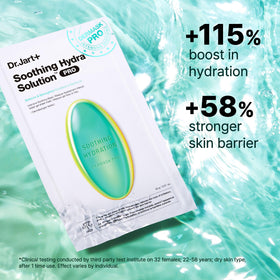Dr.Jart+ Cicapair Intensive Soothing mask application reduces redness