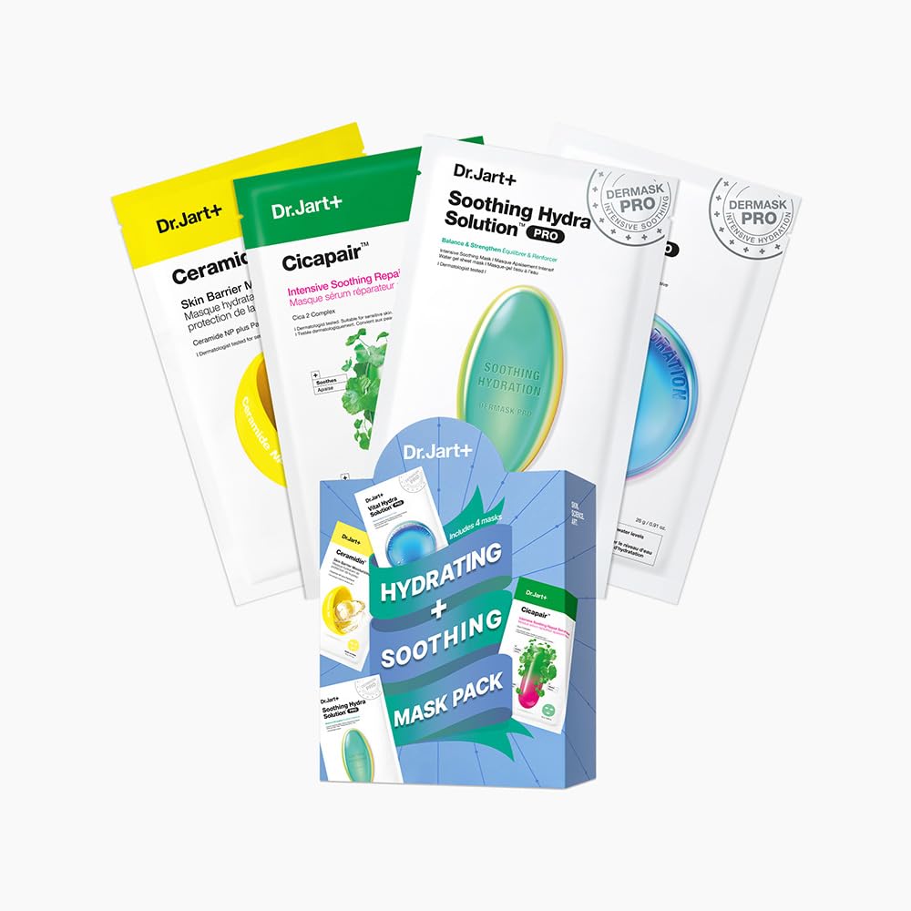 Dr.Jart+ Vital Hydra Solution mask in application scene showing hydration boost