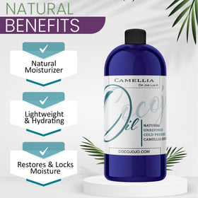Dr Joe Lab Camellia Seed Oil 32oz bottle ideal for bulk skincare and salon use.