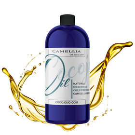 Dr Joe Lab Camellia Seed Oil bottle closeup for pure skin hydration