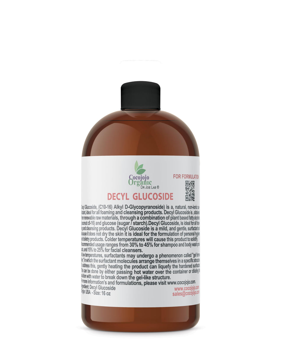 Dr Joe Lab Decyl Glucoside bottle for natural cleansing formulations.