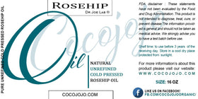 Applying Dr Joe Lab Rosehip Oil to the face for moisture.