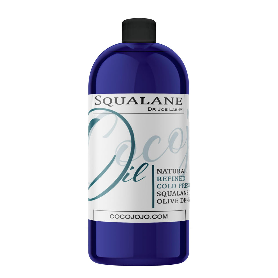 Dr Joe Lab Squalane Oil for face bottle hydrates skin with silky, non-greasy finish.