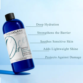 Dr Joe Lab Squalane Oil for hair-strands adds natural shine and strength.