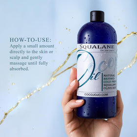 Dr Joe Lab Squalane Oil hair-shine nourishes strands and helps control frizz.