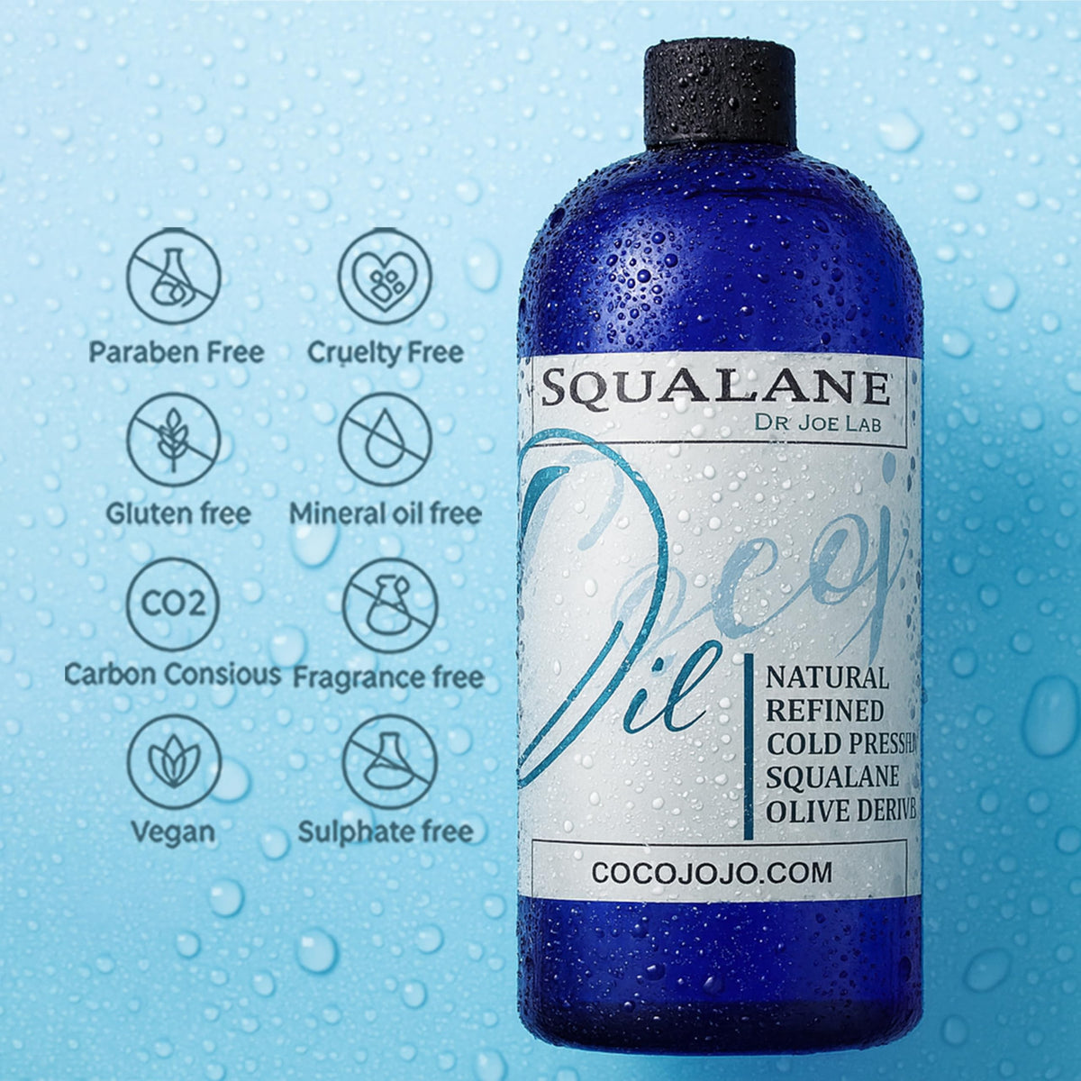 Dr Joe Lab Squalane Oil nail-nourishment promotes softer nails.
