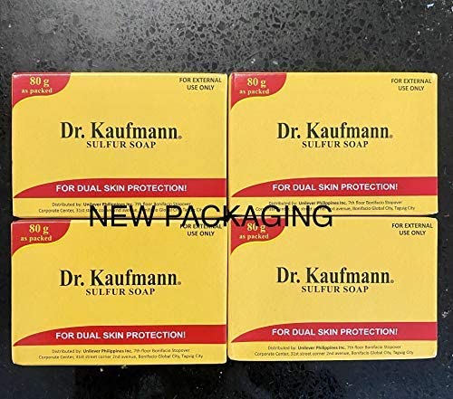 Dr. Kauffman sulfur soap lather, rich cleansing for everyday use