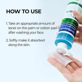 Packaging box and bottle presented as compact, travel-friendly design
