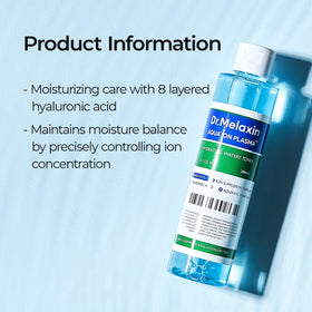Eight-layer hyaluronic acid illustration for deep hydration in the toner