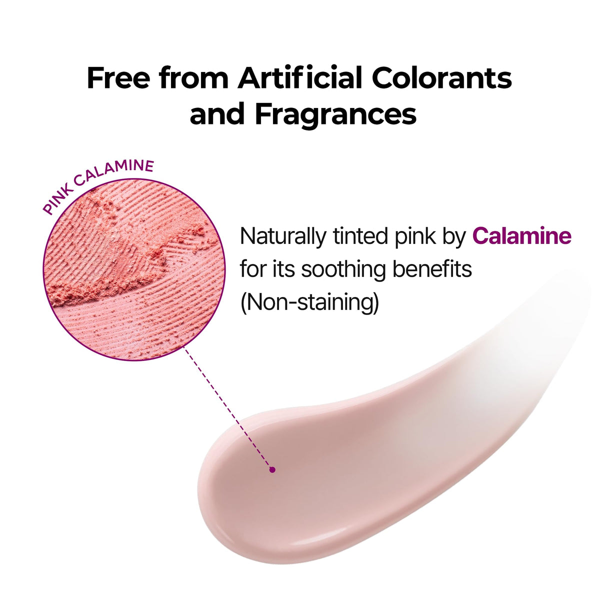Cream texture on skin from Dr. Melaxin during application