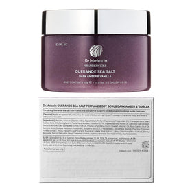 Dr.Melaxin Guerande Sea Salt Scrub after use reveals smoother, refreshed skin.