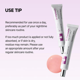Korean skincare brand Dr. Melaxin packaging emphasizing premium care