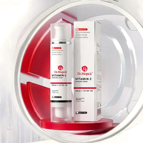 DR.MOPICK Pore+Dark Spot Brightening Cream texture closeup for smooth application.
