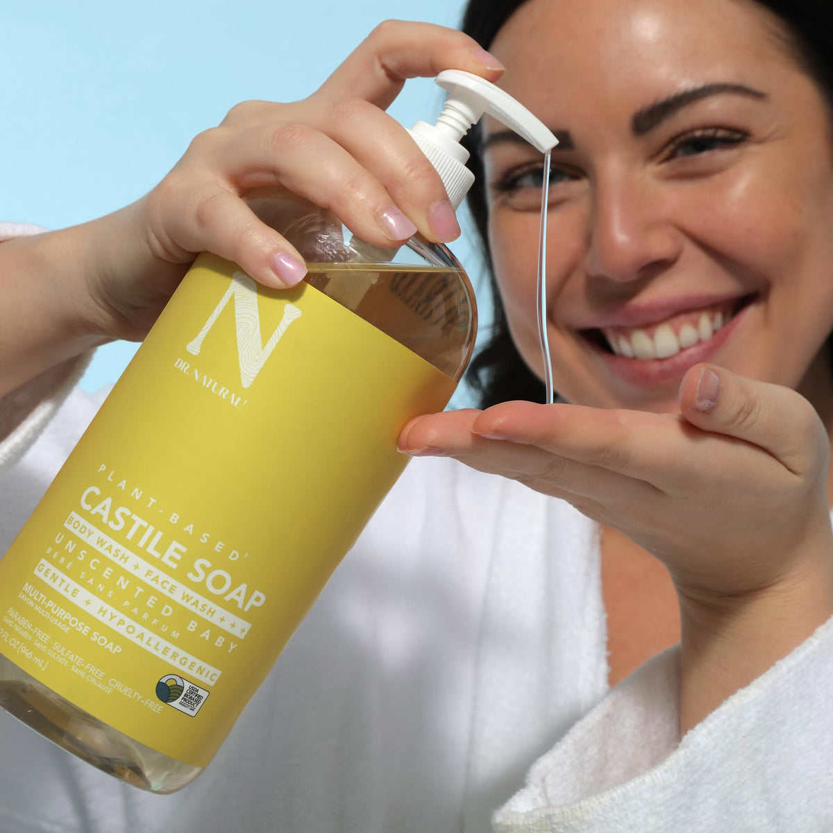 Dr. Natural Castile Liquid Soap kitchen cleaning for plant-based efficiency