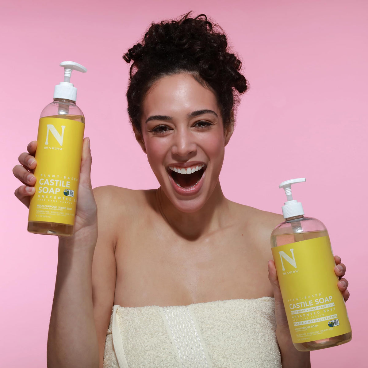Dr. Natural Castile Liquid Soap sensitive-skin use by the family