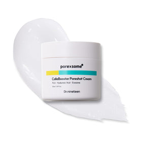 Dr.nineteen PoreXsome CollaBooster bottle showing pore-tightening hydration