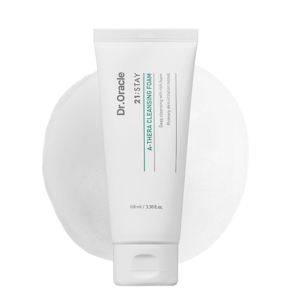 DR.ORACLE A-Thera Cleansing Foam pore cleanse visual for refreshed skin