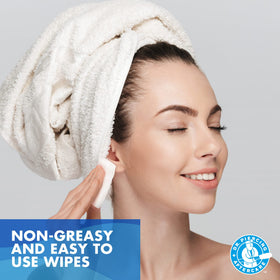DR. PIERCING AFTERCARE wipes in a pocket for on-the-go care