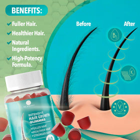 Dr. Robaina Gummies serving shot—ideal for integrating into a simple hair care ritual