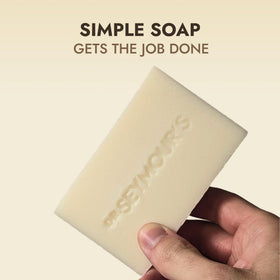 Label of Dr. Seymour's unscented fragrance-free soap for sensitive skin