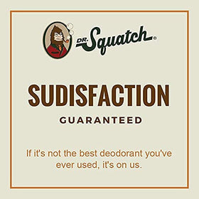 Dr. Squatch Alpine Sage ingredient panel highlighting natural botanicals