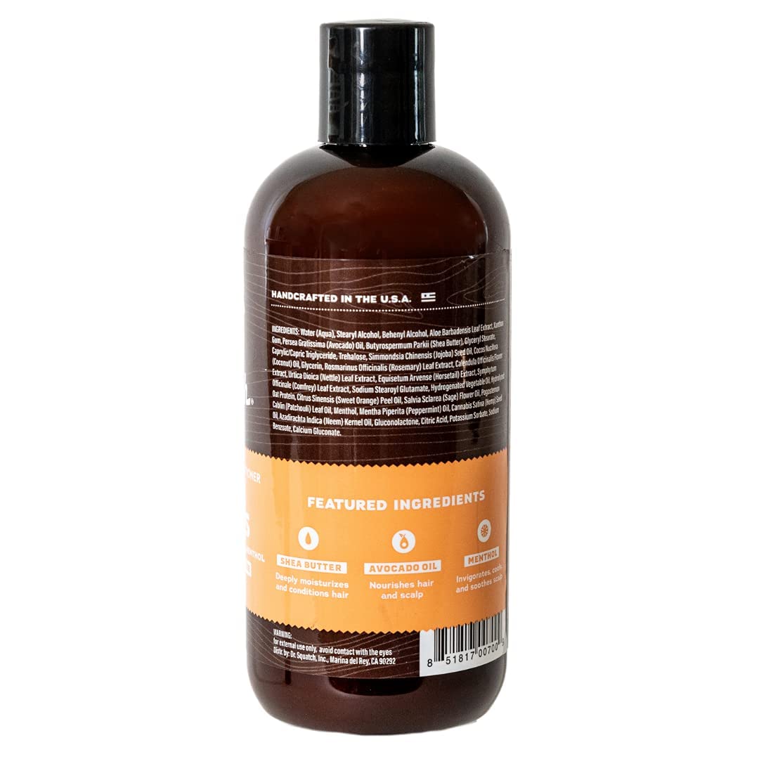 Dr. Squatch Cool Citrus Conditioner clary sage ingredient shown for balanced aroma
