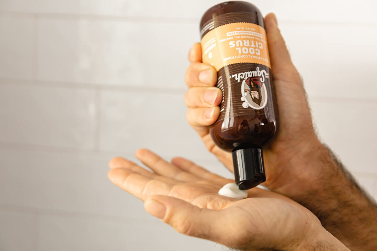 Dr. Squatch Cool Citrus Conditioner peppermint ingredient highlight for cooling sensation