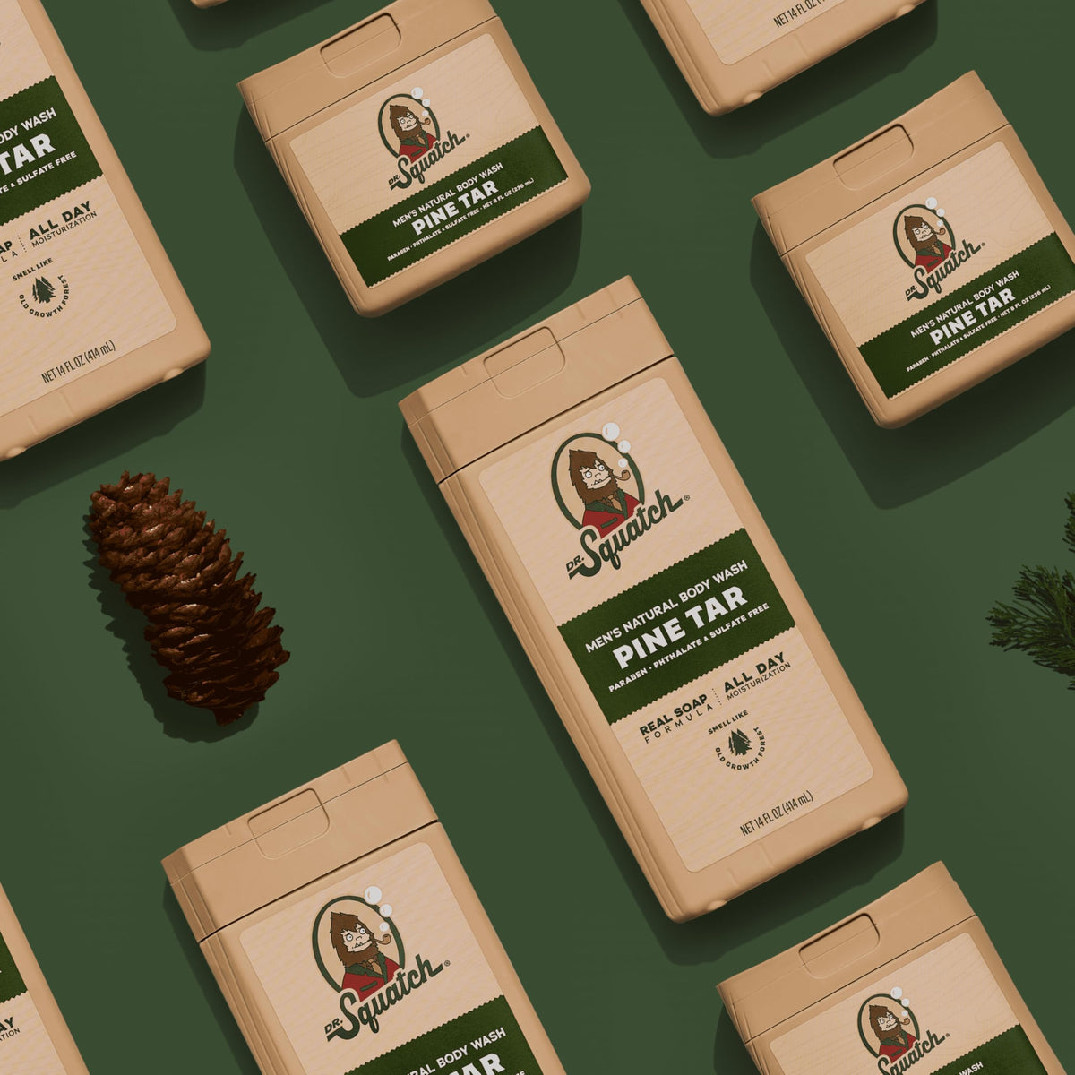 Dr. Squatch Gift Set Box showcases premium grooming gift