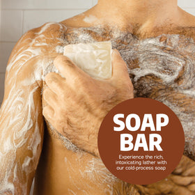 Dr. Squatch manly care pack shot showing natural routine