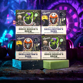 Four-soap gift set display highlighting ready-to-gift packaging.