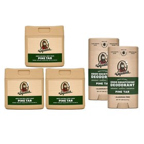 Dr. Squatch Pine Tar Body Wash bottle for refreshing cleanse and natural hydration