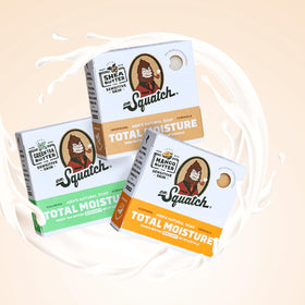 Dr. Squatch Total Moisture bar with mango butter smooths skin