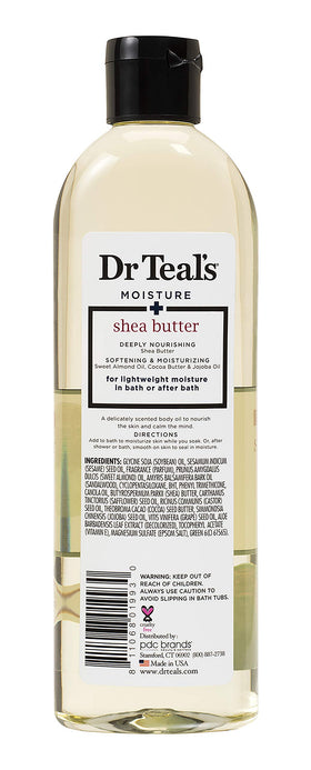 Dr Teal's two-pack label close-up suggests a relaxing mineral bath experience.