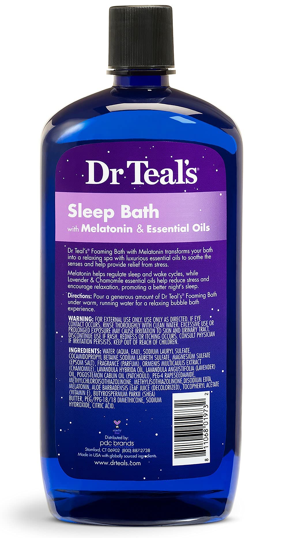 Dr Teal's Epsom salts formula helps revitalize tired muscles.
