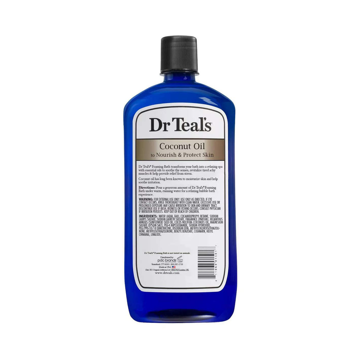 Dr Teal's Epsom salt bath blend for revitalizing post-workout soaks.