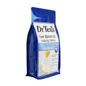 Made in USA label visible on Dr Teal's packaging.