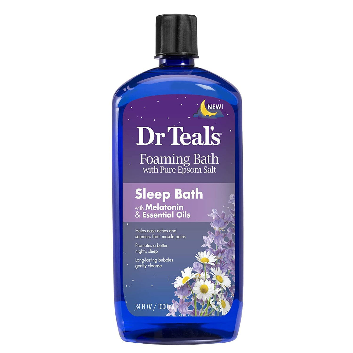 Dr Teal's Melatonin Sleep Lotion nourishes skin and supports a calm bedtime routine.