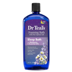 Dr Teal's Melatonin Sleep Lotion nourishes skin and supports a calm bedtime routine.