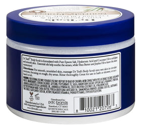 Dr Teal's Nourish & Protect scrub texture with coconut oil for moisture.