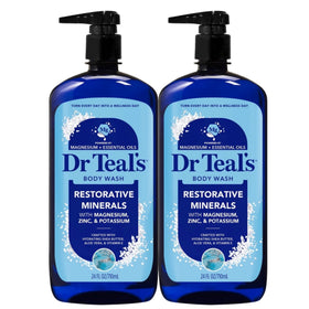 Dr Teal's Restorative Minerals bottle pump for refreshing cleansing