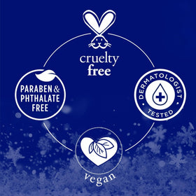 Dr Teal's Snowy Night foaming bath 34 oz for a luxurious tub experience.