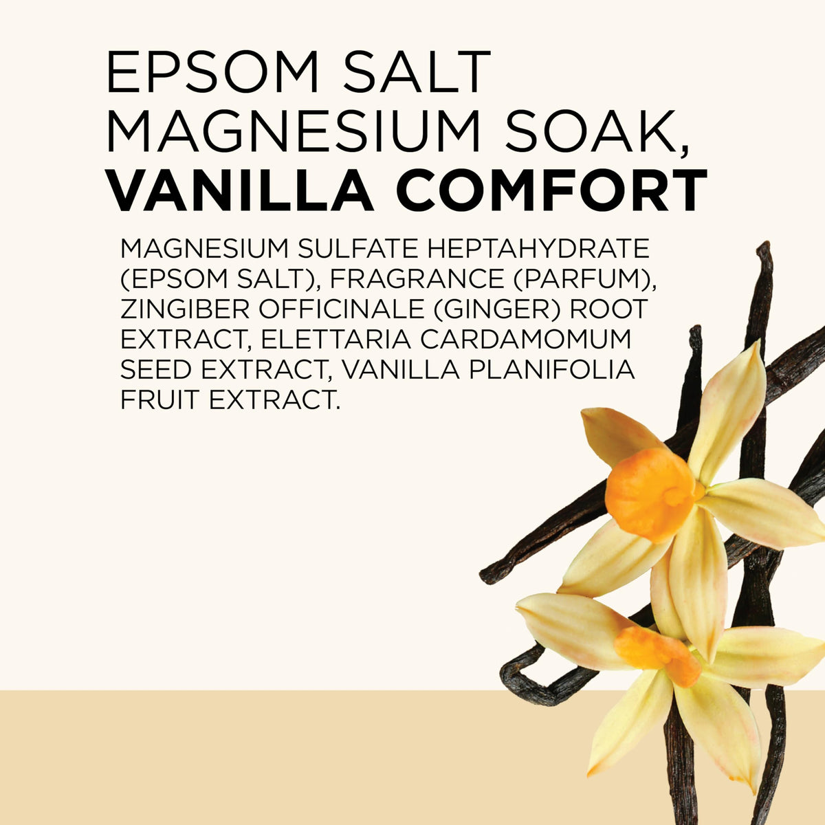 Dr Teal's Vanilla Comfort Epsom salt daily self-care ritual visuals.