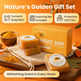 Dr. Turmeric refreshing scent during a morning shower.