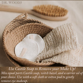 Dr. Woods versatile cleanser for face, hands, and body in daily routines