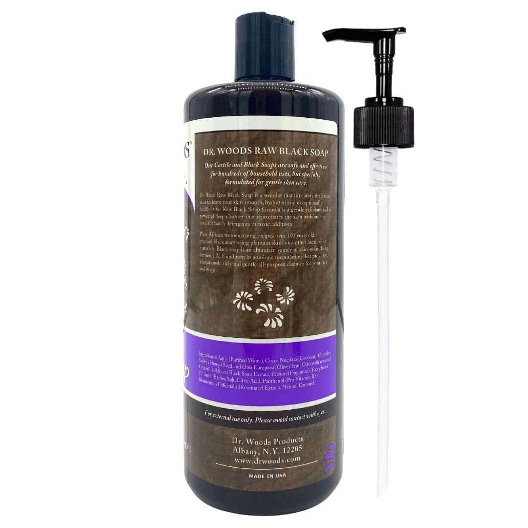 Close-up of thick lather from Dr. Woods Black Soap for thorough cleansing.
