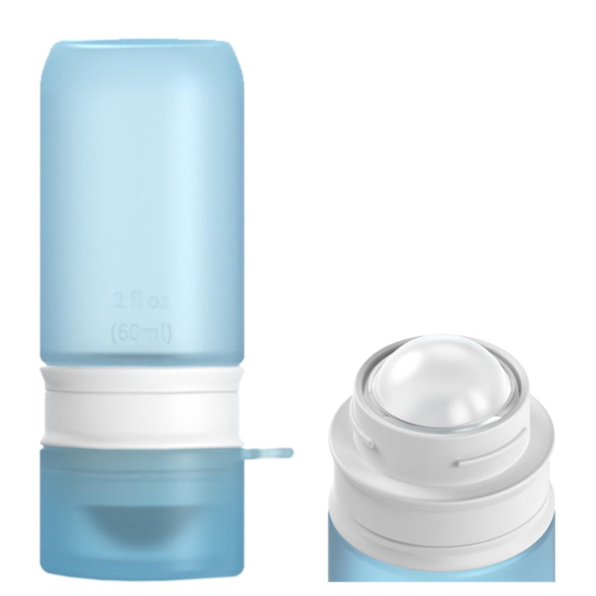 Draduo sunscreen applicator with large roller ball for smooth, even coverage.
