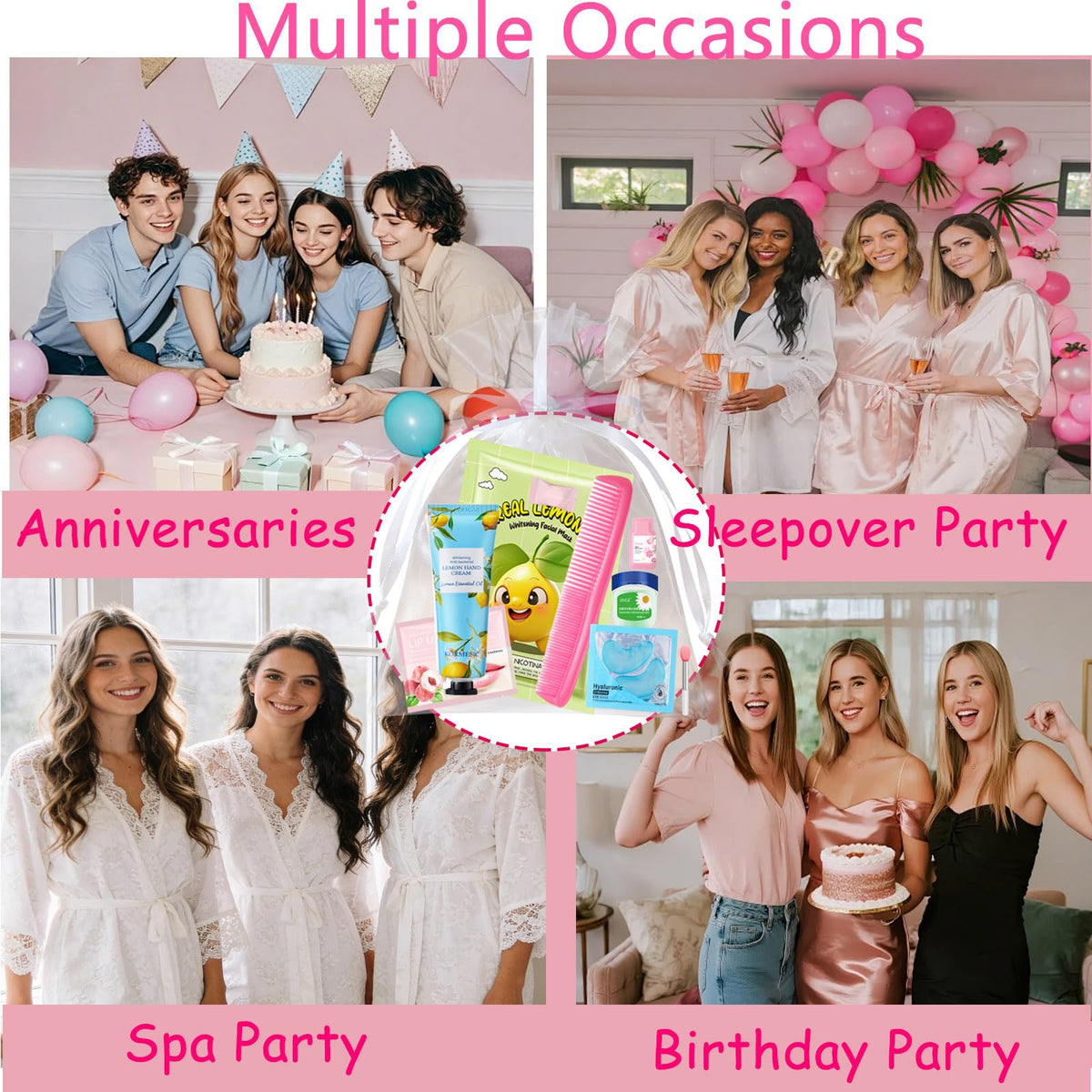 Dragonfy lip masks spa party kit nourishes dry lips.