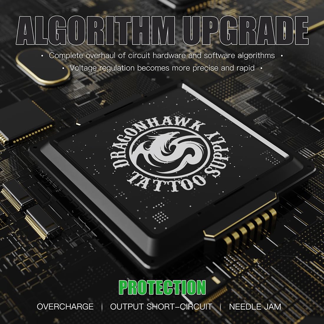 Dragonhawk A1 lightweight aluminum body for comfortable handling