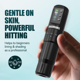 Dragonhawk Atom2 Pro ergonomic 34 mm grip enhances comfort during long sessions